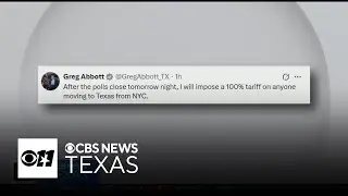 Texas Gov. Abbott's NYC mayor race tweet sparks online reaction