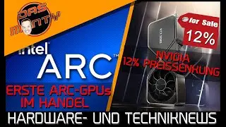 Nvidia senkt Preise um 12% | Apple M1Ultra chancenlos gegen RTX 3090 | Intel Arc im Handel | News