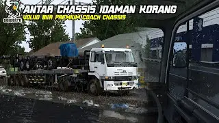 Detik detik Krusial!! Pengiriman chassis premium Volvo B11R Cikal bakal bus mewah indonesia