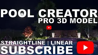 The Sarkissian Pool - Pool Creator Pro 3D Model