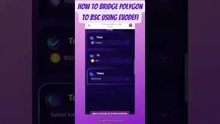 How to bridge #Polygon to #BSC #smartchain using #evodefi