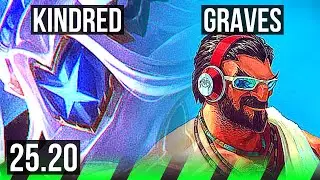 KINDRED vs GRAVES (JGL) | 15/0/9, Legendary | KR Master | 25.20