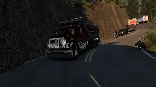 🚛 CAMIÓN PESADO EN CURVA EXTREMA | RUTA DE MONTAÑA PELIGROSA