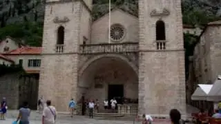 Church bells ringing in Kotor, Montenegro