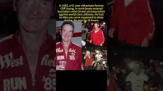 In 1983, a 61 year old potato farmer, Cliff Young, in work boots entered Australia's most brutal ult