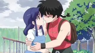 Ranma kiss Akane scene