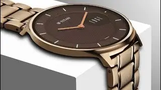 Titan edge baseline metal || titanium dial 1843qm02 rs:16995 @somethingnew1410