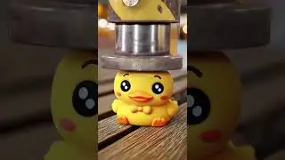 Crush-It Cute Duck Toy &ndash; Adorable Yellow Dock #cuteduck #babyduck #ducklover #aiart #ai #cute