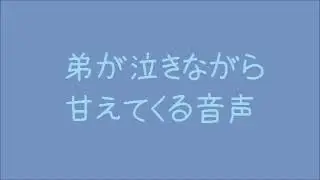 弟が泣きながら甘えてくる音声
