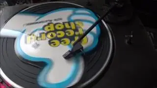 Free Record Shop shaped picture disc vinyl 1986