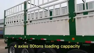 China fence cargo trailer