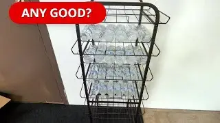 7 Tier Water Bottle Organizer and Storage (Review)