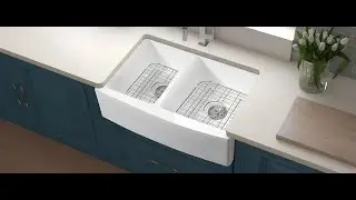 curved apron front kitchen sink