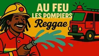 🔥 Au feu les pompiers &ndash; VERSION REGGAE 🌴🎶 Comptine tropicale | #comptine #musiquepourenfants