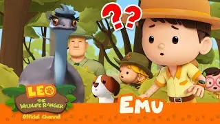 This wild BIRD lays GREEN EGGS?! 🌿🥚 | Emu | Leo the Wildlife Ranger | Kids Cartoons