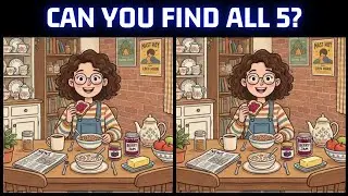 Spot the 5 Differences 👀 | 2 Rounds Visual Challenge (Episode 2)