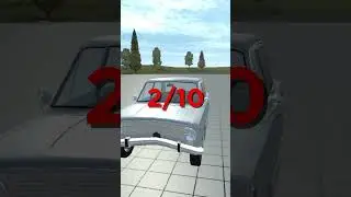 Оценка повреждений. Simple Car Crash VS Cindy Car Drive. #shorts #ccd #scc #beamngdrive