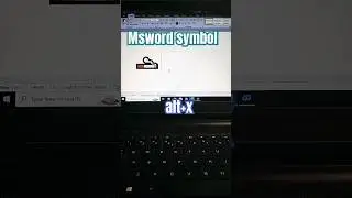 Ms word symbol shortcut key #computer#msword #trending #1m#youtube