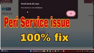 Peri Service is Not Initiated Problem Solved 100% Working Method Step by Step