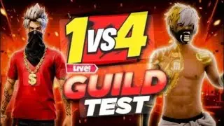 free fire 1vs4 guild test 🤯
