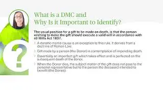 Donatio Mortis Causa - What You Need to Know - Webinar