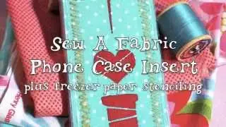 DIY Interchangeable Phone Case Inserts (Freezer-Paper Stencils)