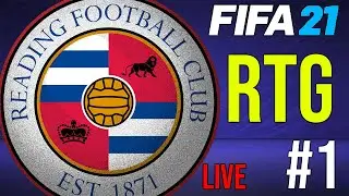 READING FC RTG CAREER MODE! - FIFA 21 - LIVE STREAM - #1