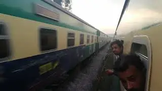 Tezgam X Subak Raftar Railcar || Domeli Railway Station || Beauty of Pakistan || Pleasant Weather
