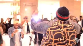 Tumi Molekane aka Stogie T Performing 'Everybody Clean' At The Diamond Walk, Sandton City