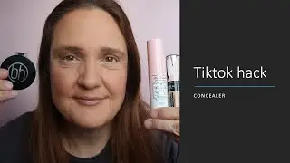 followed TIKTOK concealer HACK