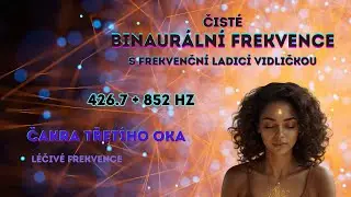 Čist&eacute; binaur&aacute;ln&iacute; zvuky s ladic&iacute; vidličkou &bull; 426.7  + 852 Hz &bull; Čeln&iacute; čakra