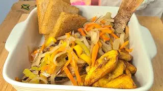 Jamaican fry fish dinner 