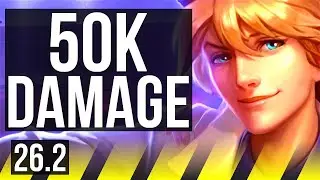 EZREAL & Soraka vs CAITLYN & Lux (ADC) | Good KDA: 20/2/6, 50K damage | KR Master | 26.2