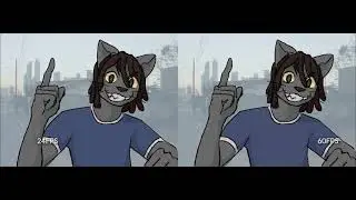 i chop you up like salami 24 vs 60 fps