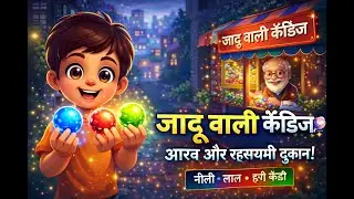 आरव और जादू वाली कैंडी 🍭 | Magical Candy Story in Hindi | Kids Moral Story