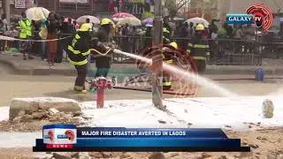 MAJOR FIRE DISASTER AVERTED IN LAGOS