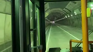 神奈中バス 辻26系統大庭隧道・湘南ライフタウン経由湘南台駅西口行き前面展望