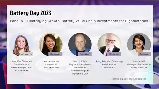 Panel 6 - Electrifying Growth: Battery Value Chain Investments for Gigafactories