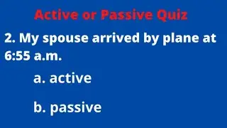Active and Passive Voice Quiz | Grammar Test | Active and Passive Voice Exercises & Practice! Ep - 2