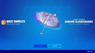 How to Unlock FREE Chrome Cloudcruiser Umbrella in Fortnite! Complete Rift Tour Quest (3)