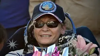 Record-breaking NASA astronaut comes back to Earth