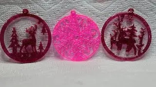 #43 Snowflake and Wildlife Ornaments