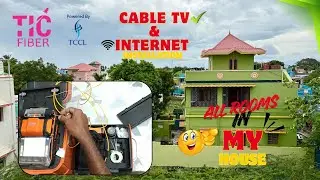 📺CABLE TV & TIC FIBER✅INTERNET|INSTALLATION|🏠 MY HOME👌. #ftthinstallation