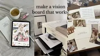 mini vlog with me/make a 2026 vision board with me