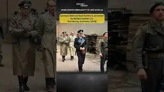 WW2 Photo Brought to Life: GrossAdmiral Karl D&ouml;nitz is Arrested By British Soldiers In Germany