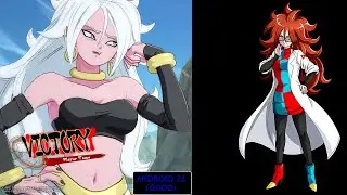 Dragon Ball FighterZ Android 21 (Good) vs Clones 07