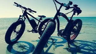 Electric Bikes vs the beach! FAT BIKES!!!!! E-biking like never before!