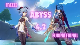 Ganyu freeze & Raiden Furinational | Spiral abyss November 2023 - (Genshin Impact)