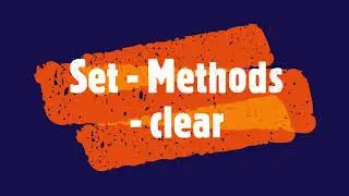 PYTHON - Set - Methods - clear #PythonTips #viral #viralvideo #videos #video #sets #pythonsets #sets