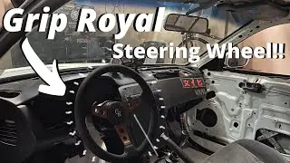 Installing My Grip Royal Steering Wheel w/ Nrg Hub & Quick Release